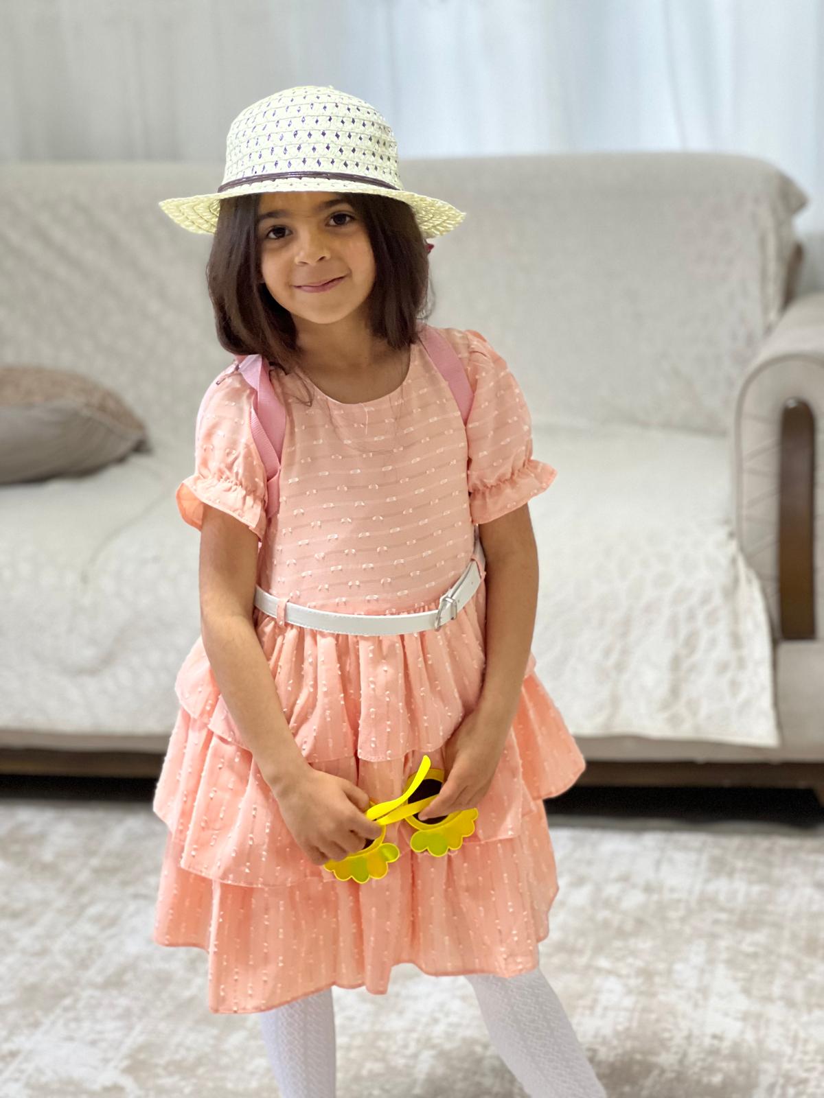 With a white hat